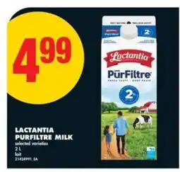 No Frills LACTANTIA PURFILTRE MILK offer