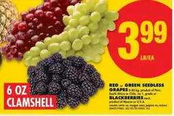 No Frills 6 OZ CLAMSHELL offer