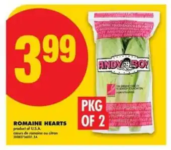 No Frills ROMAINE HEARTS offer