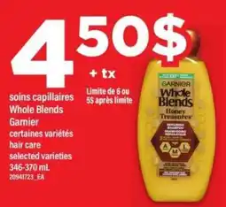 Maxi Whole Blends Garnier offer