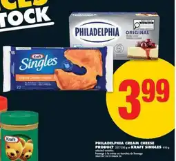 No Frills Philadelphia Cream Cheese or Kraft Singles offer