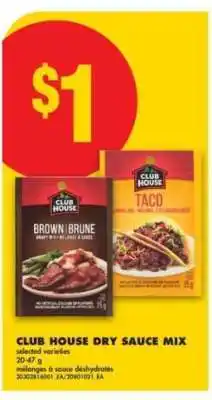 No Frills CLUB HOUSE DRY SAUCE MIX offer