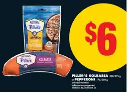 No Frills Piller's Kolbassa or Pepperoni offer