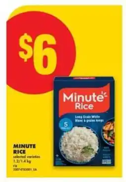 No Frills MINUTE RICE offer