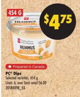 No Frills PC Dips offer