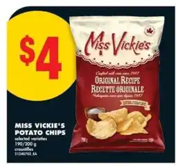 No Frills MISS VICKIE’S POTATO CHIPS offer