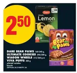 No Frills DARE BEAR PAWS, ULTIMATE COOKIES, WAGON WHEELS, VIVA PUFFS offer