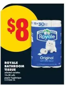 No Frills ROYALE BATHROOM TISSUE offer