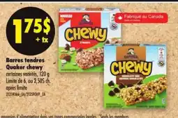 Maxi Barres tendres Quaker Chewy offer