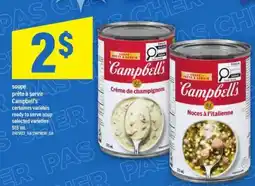 Maxi Campbell's soupe prête à servir offer