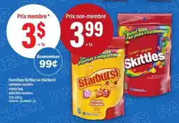 Maxi FRIANDISES SKITTLES OU STARBURST offer