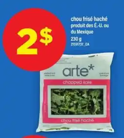 Maxi arte* chopped kale offer