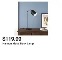 Wayfair Hannon Metal Desk Lamp offer