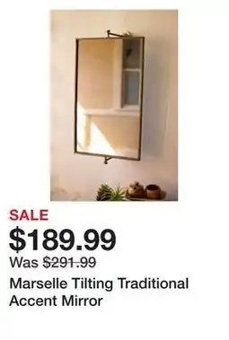 Wayfair Marselle Tilting Traditional Accent Mirror offer
