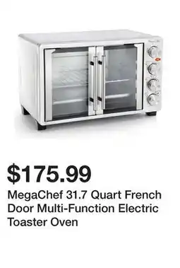 Wayfair MegaChef 31.7 Quart French Door Multi-Function Electric Toaster Oven offer