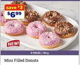 M & M Food Market Mini Filled Donuts offer