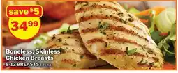 M & M Food Market Boneless, Skinless Chicken Breasts offer