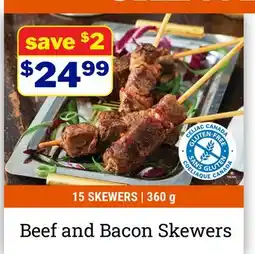 M & M Food Market Beef and Bacon Skewers offer