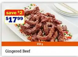 M & M Food Market Gingered Beef offer