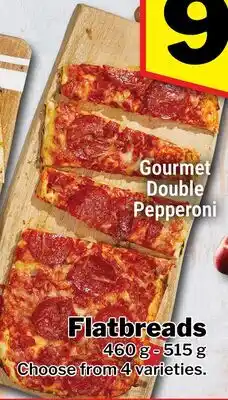 M & M Food Market Flatbreads offer
