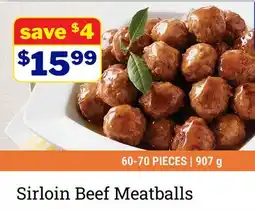 M & M Food Market Sirloin Beef Meatballs offer