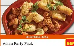 M & M Food Market Asian Party Pack offer