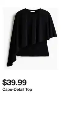 H&M Cape-Detail Top offer