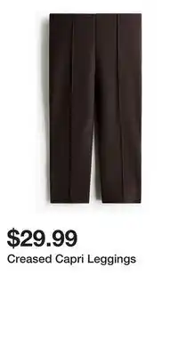 H&M Creased Capri Leggings offer