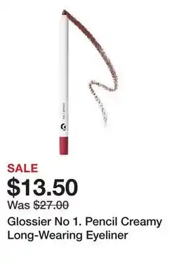 Sephora Glossier No 1. Pencil Creamy Long-Wearing Eyeliner offer