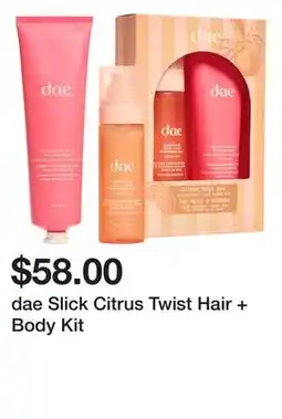 Sephora dae Slick Citrus Twist Hair + Body Kit offer