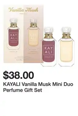Sephora KAYALI Vanilla Musk Mini Duo Perfume Gift Set offer
