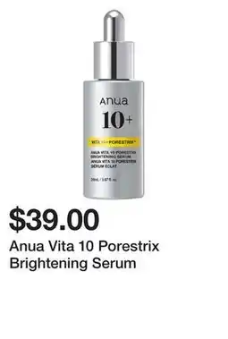 Sephora Anua Vita 10 Porestrix Brightening Serum offer