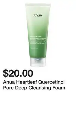 Sephora Anua Heartleaf Quercetinol Pore Deep Cleansing Foam offer
