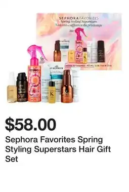 Sephora Sephora Favorites Spring Styling Superstars Hair Gift Set offer