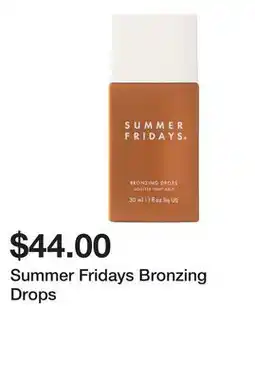 Sephora Summer Fridays Bronzing Drops offer