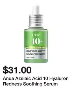 Sephora Anua Azelaic Acid 10 Hyaluron Redness Soothing Serum offer