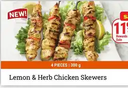M & M Food Market Lemon & Herb Chicken Skewers offer