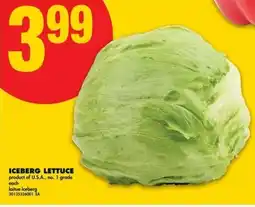 No Frills Iceberg lettuce offer