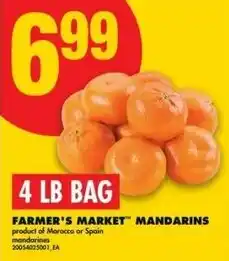 No Frills Farmer's market mandarins offer