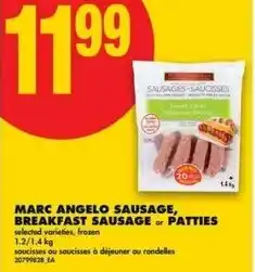 No Frills Marc angelo sausage offer