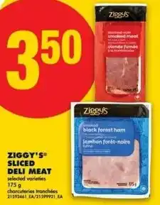 No Frills Ziggy's sliced deli meat offer