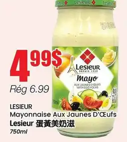 Btrust Supermarket LESIEUR Mayonnaise Aux Jaunes D'Œufs offer