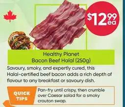 Healthy Planet Healthy Planet Bacon Beef Halal offer