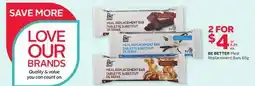 Rexall BE BETTER Meal Replacement Bars offer