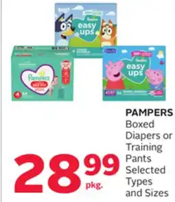 Rexall PAMPERS Boxed Diapers or Training Pants offer