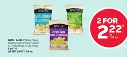 Rexall NOSH & CO. Potato Chips, Cheese Stix or Sour Cream & Onion Rings offer