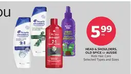 Rexall HEAD & SHOULDERS, OLD SPICE or AUSSIE Kids Hair Care offer
