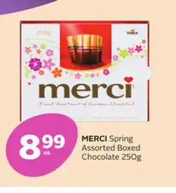 Rexall MERCI Spring Assorted Boxed Chocolate offer
