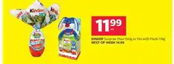 Rexall KINDER Surprise Maxi 150g or Mix with Plush 116g offer