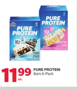 Rexall PURE PROTEIN Bars 6-Pack offer